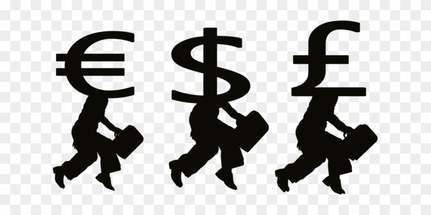 Money Bag Currency Symbol Silhouette - Money People #1414010