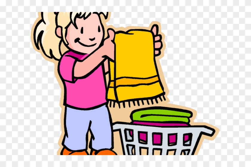 Little Girl Clipart Chore - Clip Art Cleaning Room #1414131
