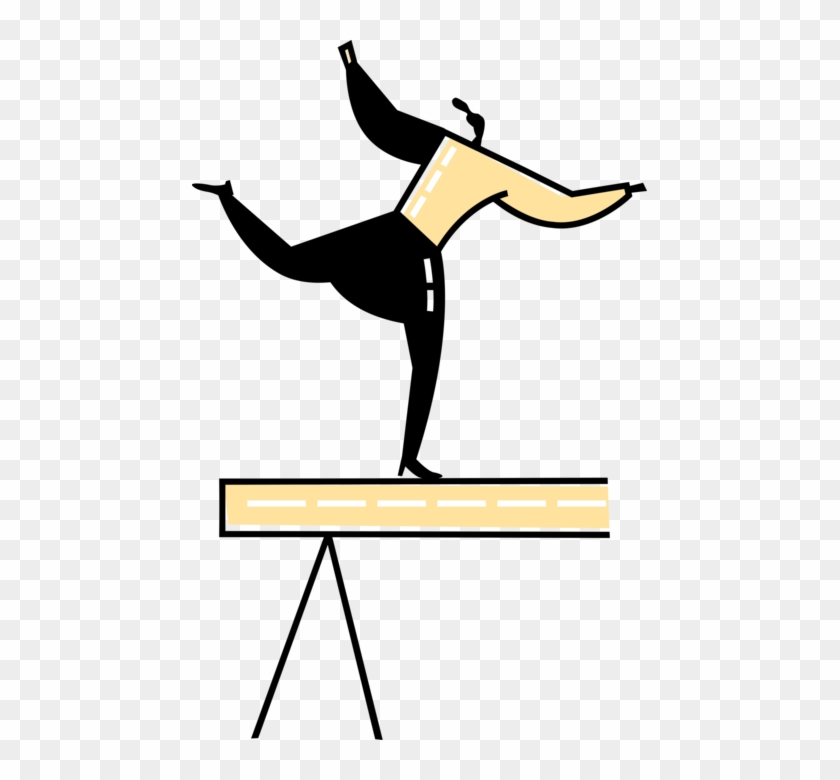 Gymnastics Routine On Image - Gymnastics #1414133