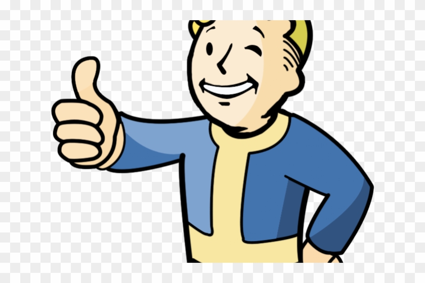 Tunel Clipart Vault - Vault Boy Transparent Background #1414146