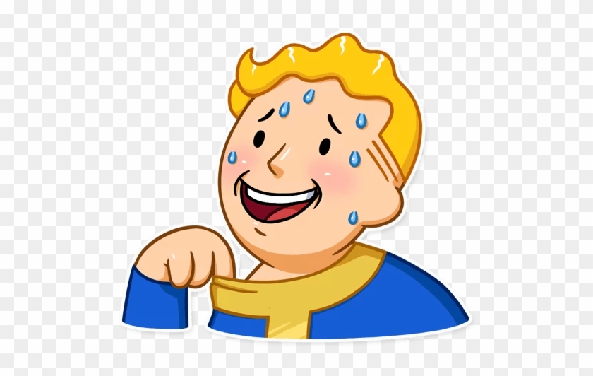 Vault Boy Png Стикер «vault Boy 28 Png - The Vault #1414165