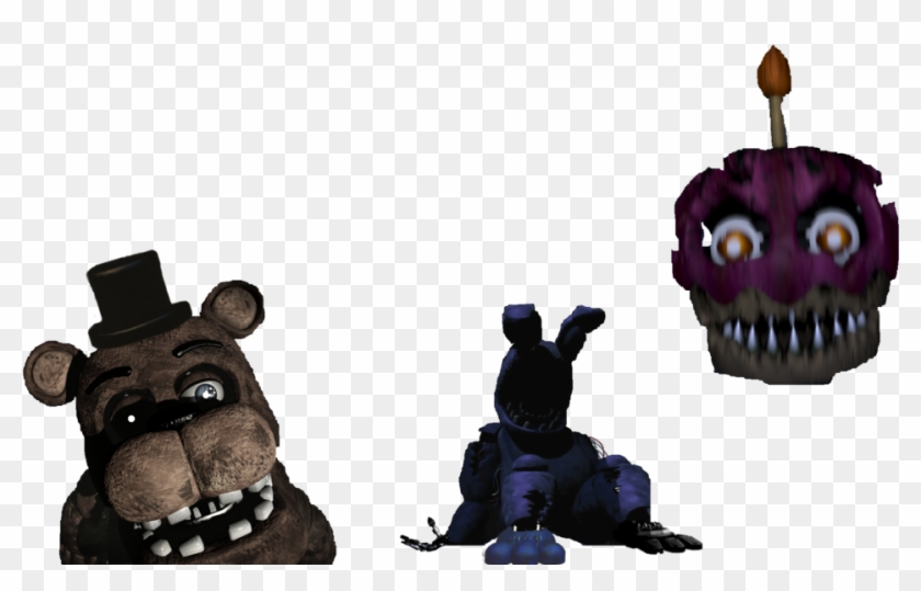 Transparent Fnaf Clipart Library Download - Fnaf Nightmare Cupcake Transparent #1414229