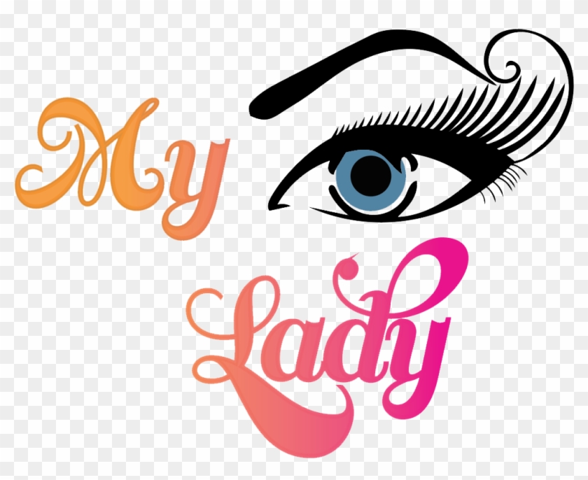 Eyelashes Clipart Illustration - My Lady Logo #1414277