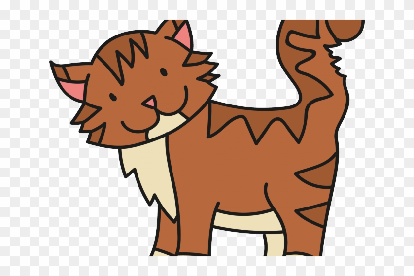 Kitten Clipart Wildcat - Animales Con Pelo Dibujo #1414308