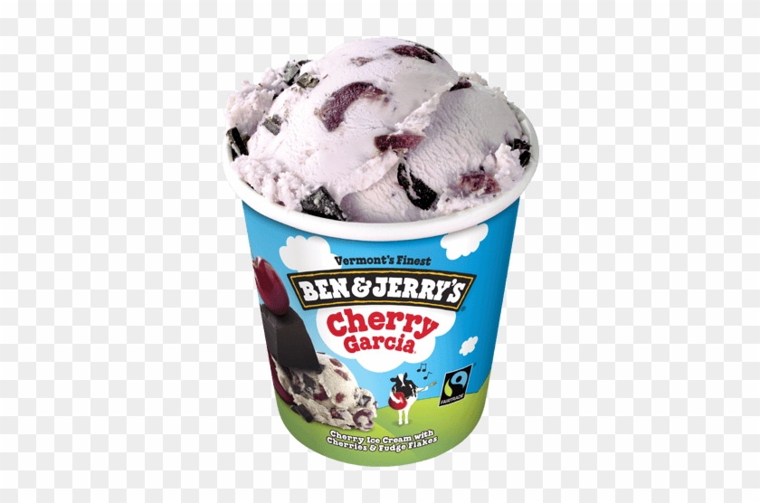 Jerry Drawing Ice Cream Clip Art Black And White Library - Ben And Jerry's Non Dairy Cherry Garcia #1414318