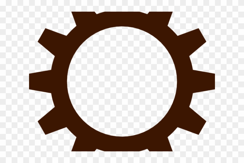 Gears Clipart Engine Gear - Orange Gear Png #1414333