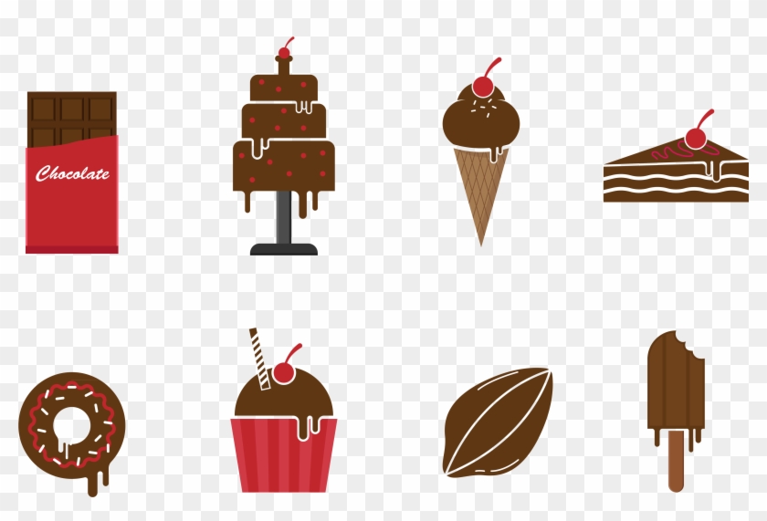 Elemental Clipart Ice Cream - Chocolate #1414417