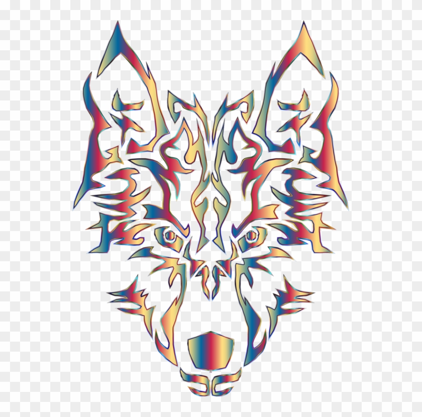 All Photo Png Clipart - Tribal Wolf #1414520