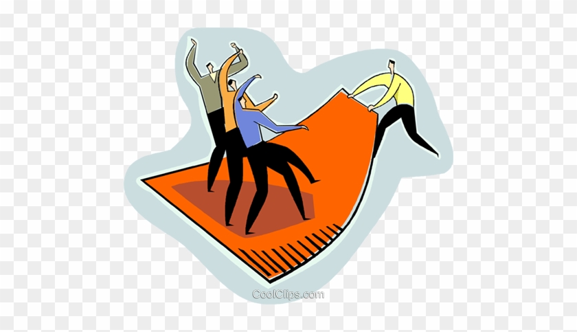 Pulling The Carpet Out From Under Their F Royalty Free - Pulling Rug Out From Under Clipart #1414649