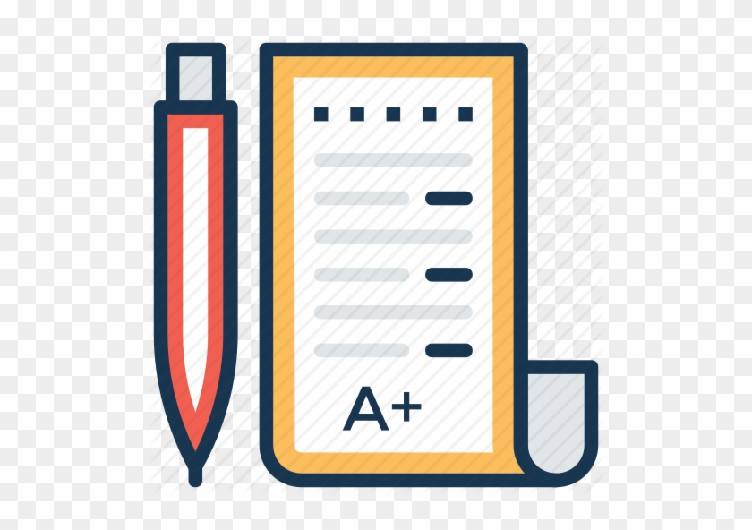 Grading In Education Clipart Grading In Education Test - Exam Result Icon Png #1414678