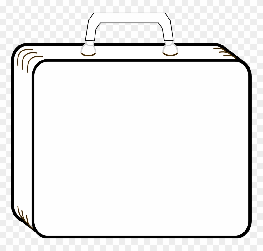 Luggage Outline Clipart Suitcase Baggage Clip Art - Shape Suitcase Clip Art #1414689