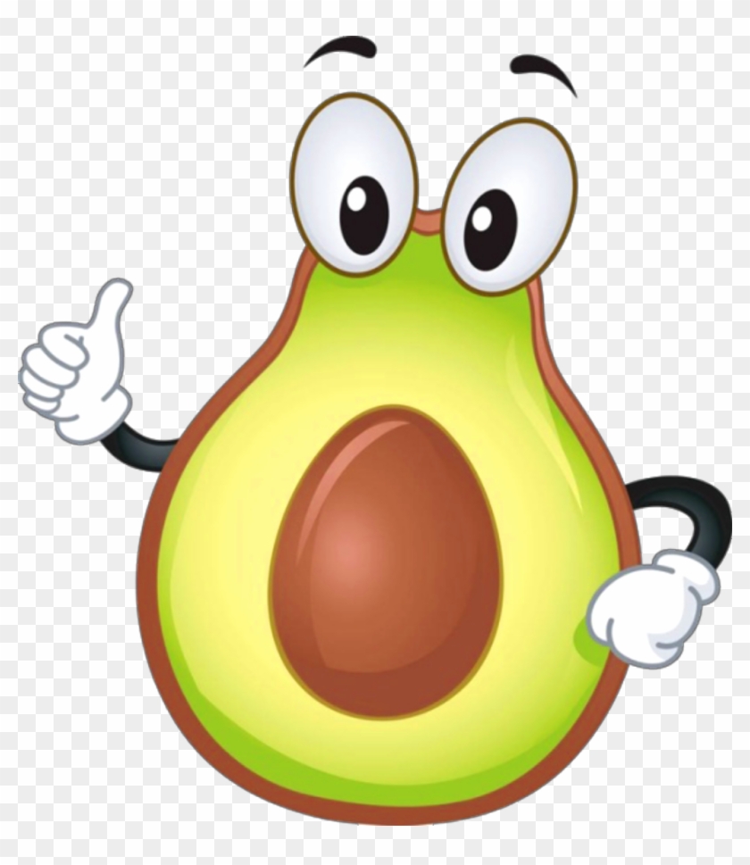 Ftestickers Clipart Avocado Googlyeyes Cute - Avocado #1414726