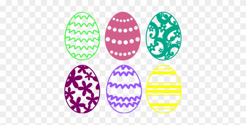 Easter Silhouette Clip Art - Easter Eggs Images Silhouette #1414812