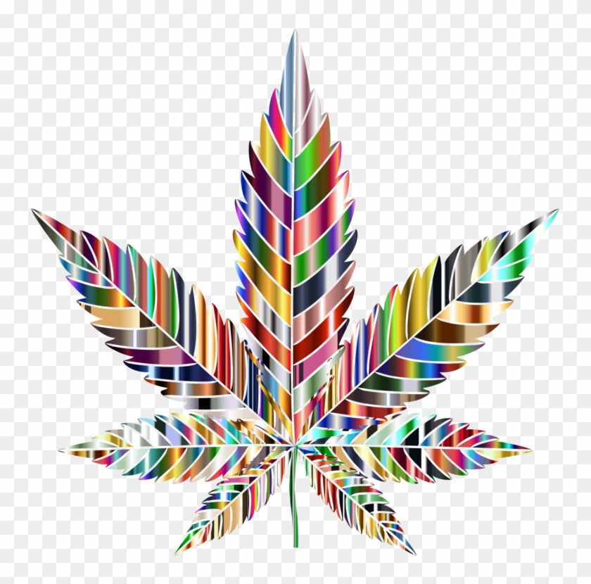 Cannabis Work Of Art Leaf Psychedelic Drug - Weed Leaf Psychedelic Hd #1414837