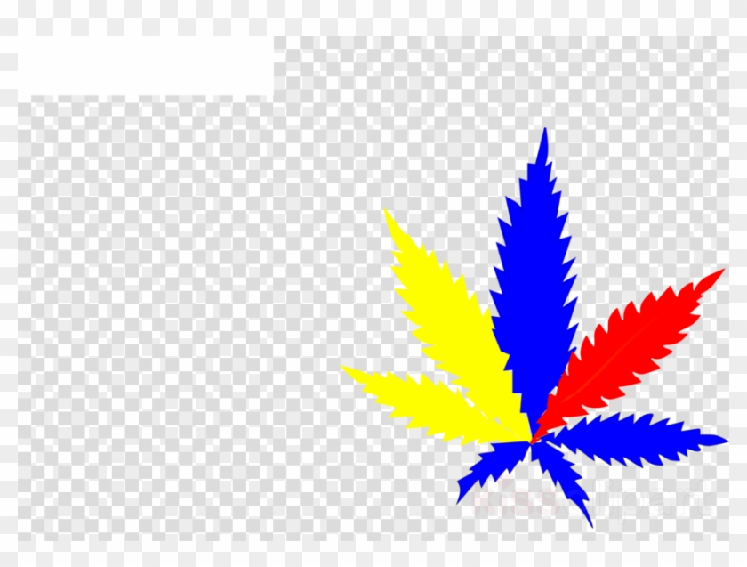 Leaf Clipart Cannabis Leaf - Transparent Background Telephone Icon #1414842