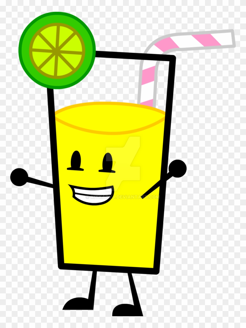 Commission By Kitkatyj On Deviantart - Bfdi Lemonade #1414912