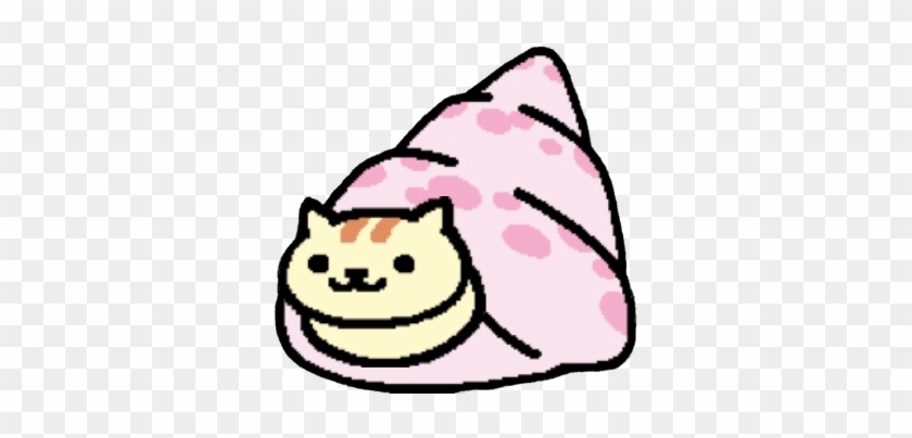 Transparent Apricot In Pink Shell Tunnel - Neko Atsume Sprites #1414991