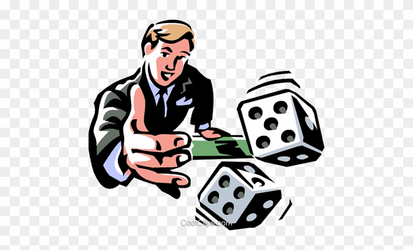 Game Clipart Risk - Man Rolling Dice #1415008