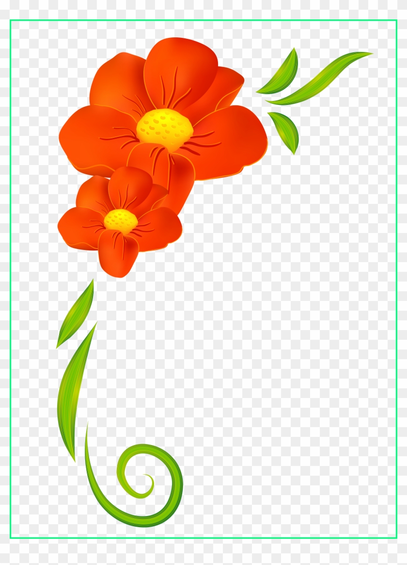 Wizard Of Oz Clipart Transparent - Clipart Border Png Flower #1415172