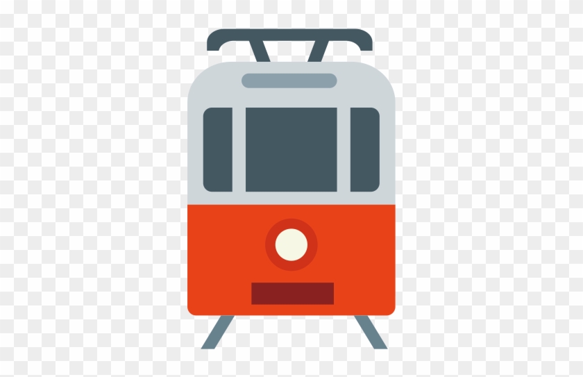Tram, Transport, Vehicle Icon - Tram Icon Cartoon #1415315