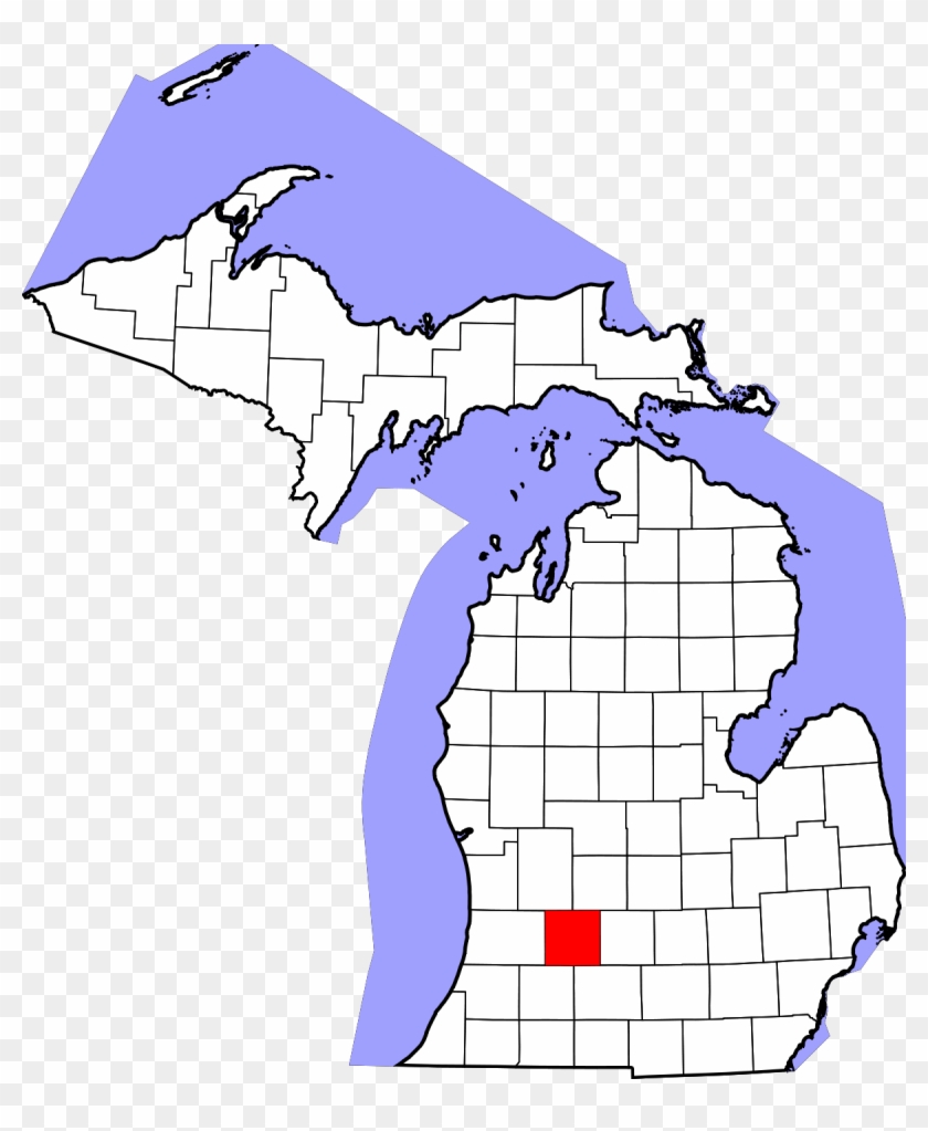 Michigan County Map Svg #1415429