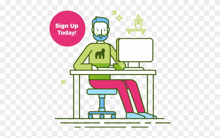 Sign Up Today - Gorilla #1415617