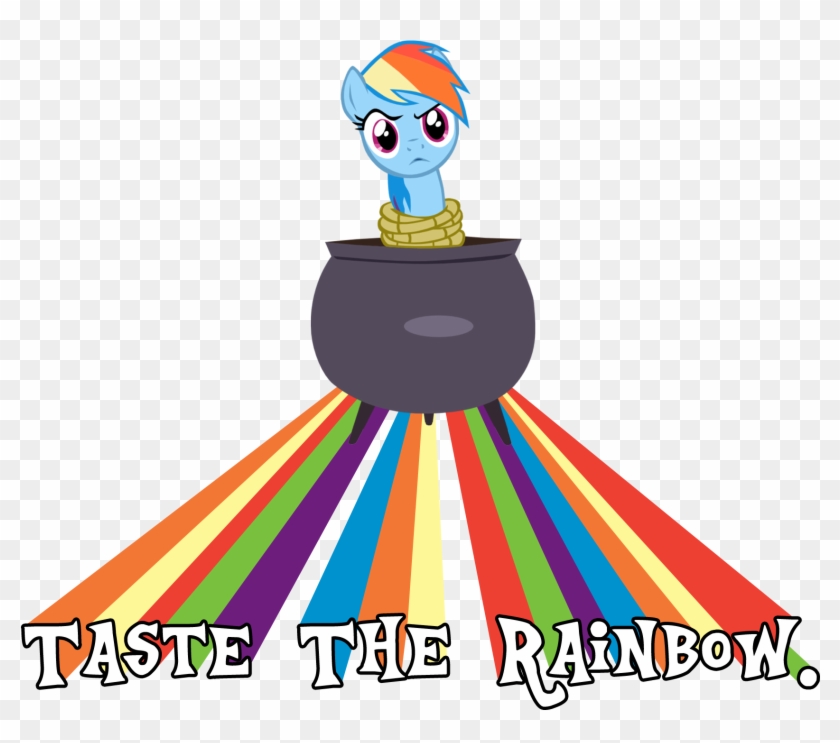 Rainbow Dash Pinkie Pie Text Clip Art Line Font - Taste The Rainbow Dash #1415643