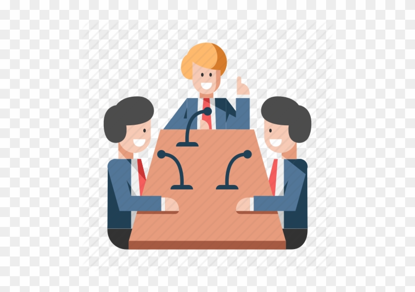 Businessman Clip Art Transparent Stock Huge - Meeting #1415649