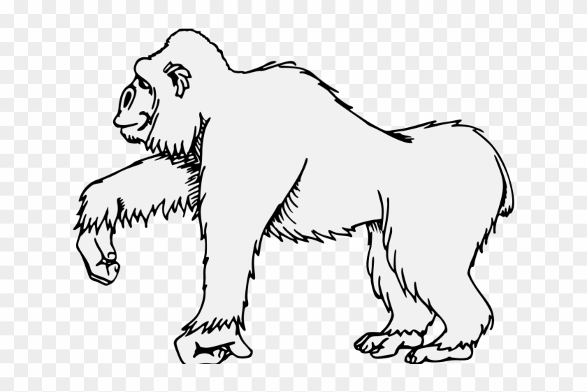 Gorilla Clipart Traceable - Clip Art #1415651