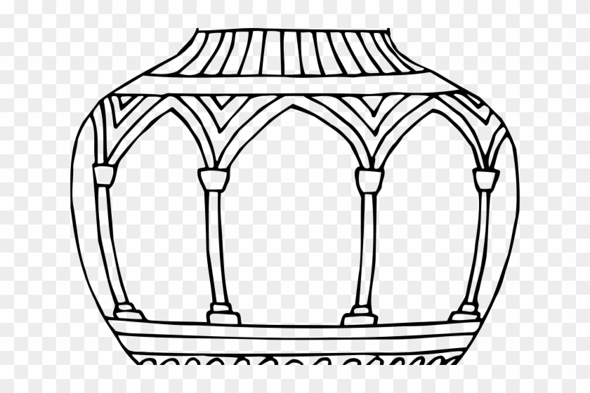 Drawn Vase Svg - Dessin Vase #1415794