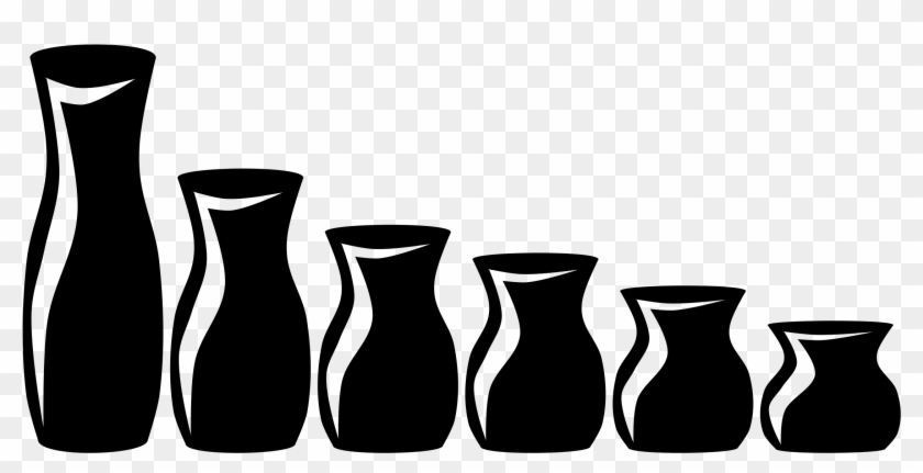 Drawing Pitcher Flowerpot Free Commercial For Use - Transparent Pottery Clip Art #1415810