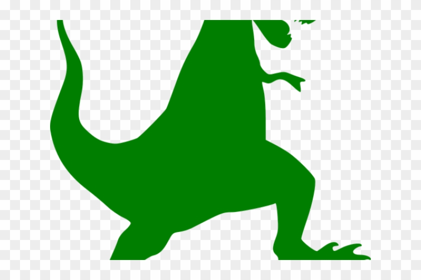 Tyrannosaurus Rex Clipart Cute - Dinosaur Silhouette #1415865