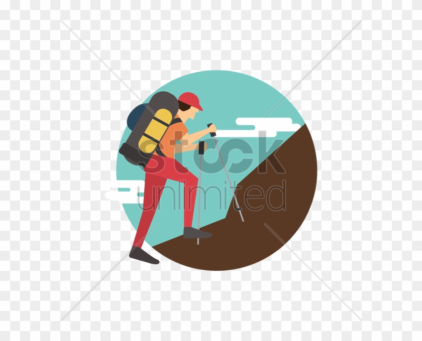 Free Download Trekkers Clipart Hiking Clip Art - Hiker Vector #1415934