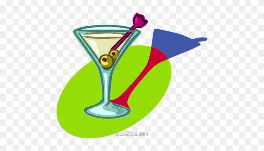 Martini Com Azeitonas Livre De Direitos Vetores Clip - Alfonso Xiii Bebida #1415938