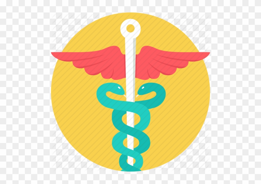 Caduceus Flat Icon Clipart Computer Icons Staff Of - Medical Symbol #1415957