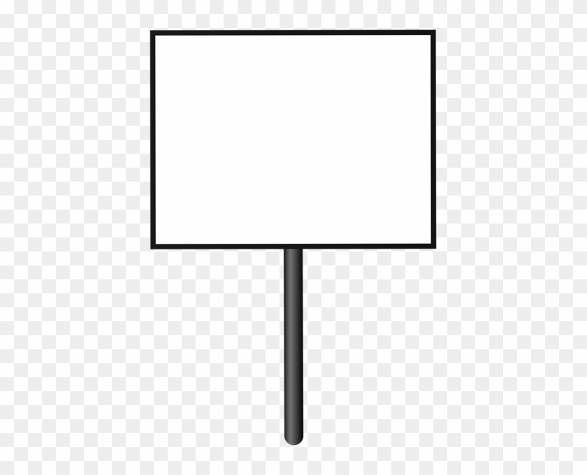 Blank Sign Board Transparent Image - Blank Sign Transparent #1415971