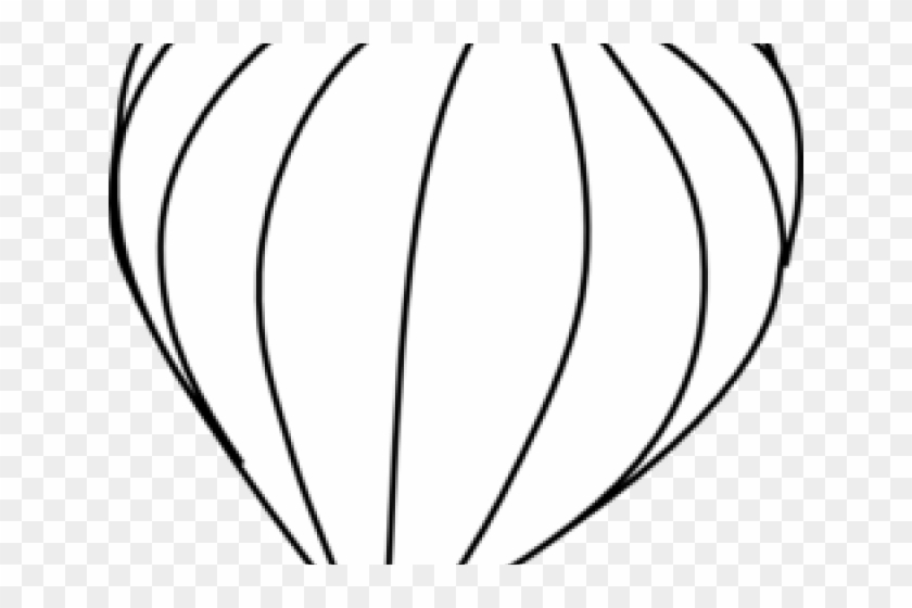 Hot Air Balloon Clipart Black And White - Hot Air Balloon #1416115