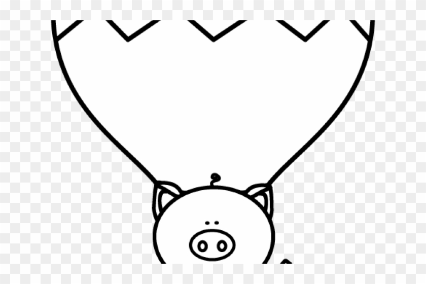 Hot Air Balloon Clipart Pig - Hot Air Balloon #1416120