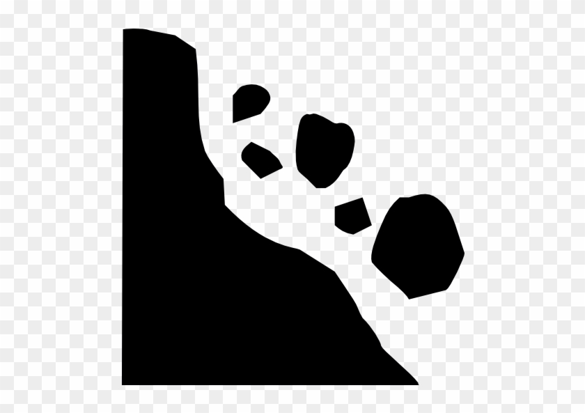 Falling Body Png - Icandy Combat Danger Keep Off Rocks Print Falling Rock #1416252