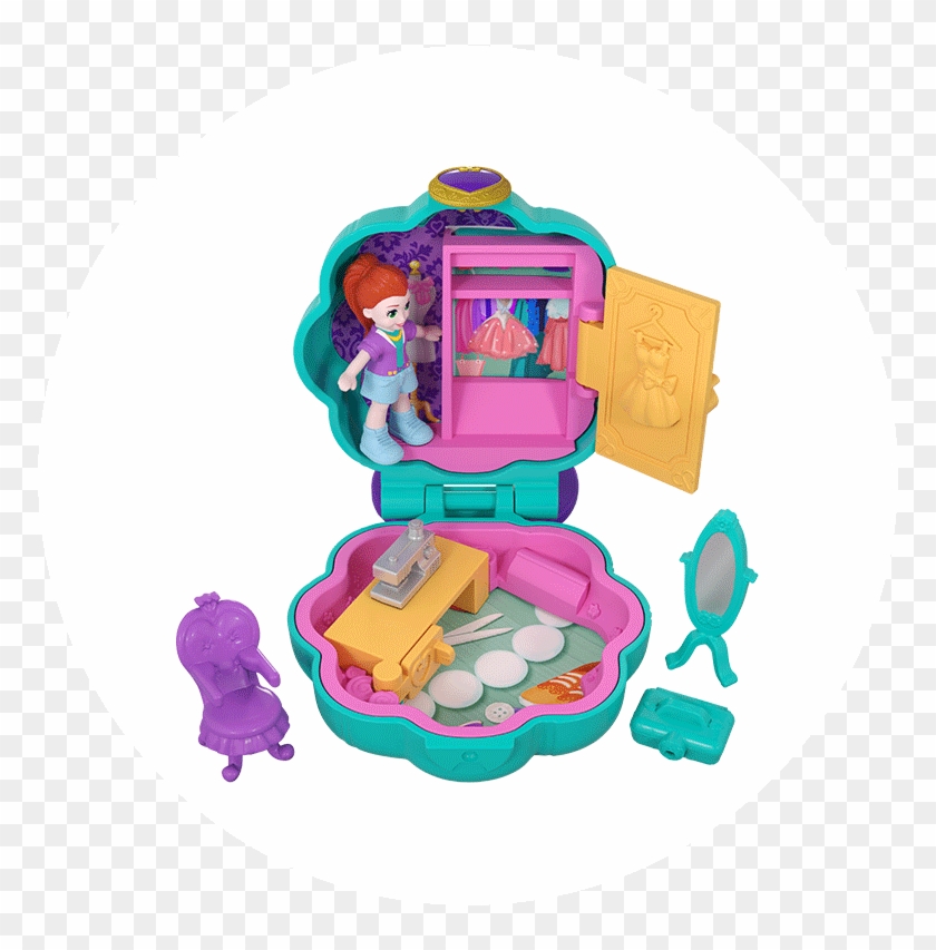 Polly Pocket™ Fiercely Fab Studio™ Compact - Polly Pocket #1416273