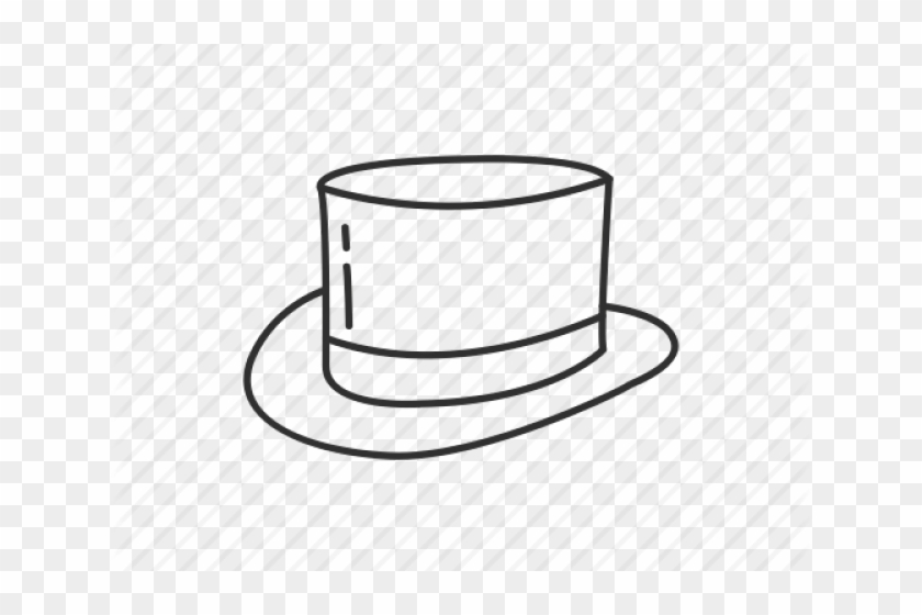 Drawn Top Hat Monopoly - Drawings Of A Top Hat #1416415