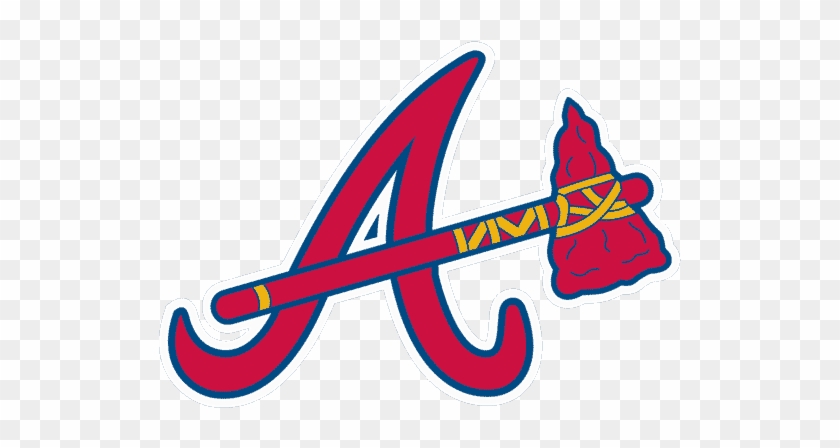 The Best Is Yet To Come April 2011 Braves Broken Tomahawk - Atlanta Braves Baseball Logo #1416497