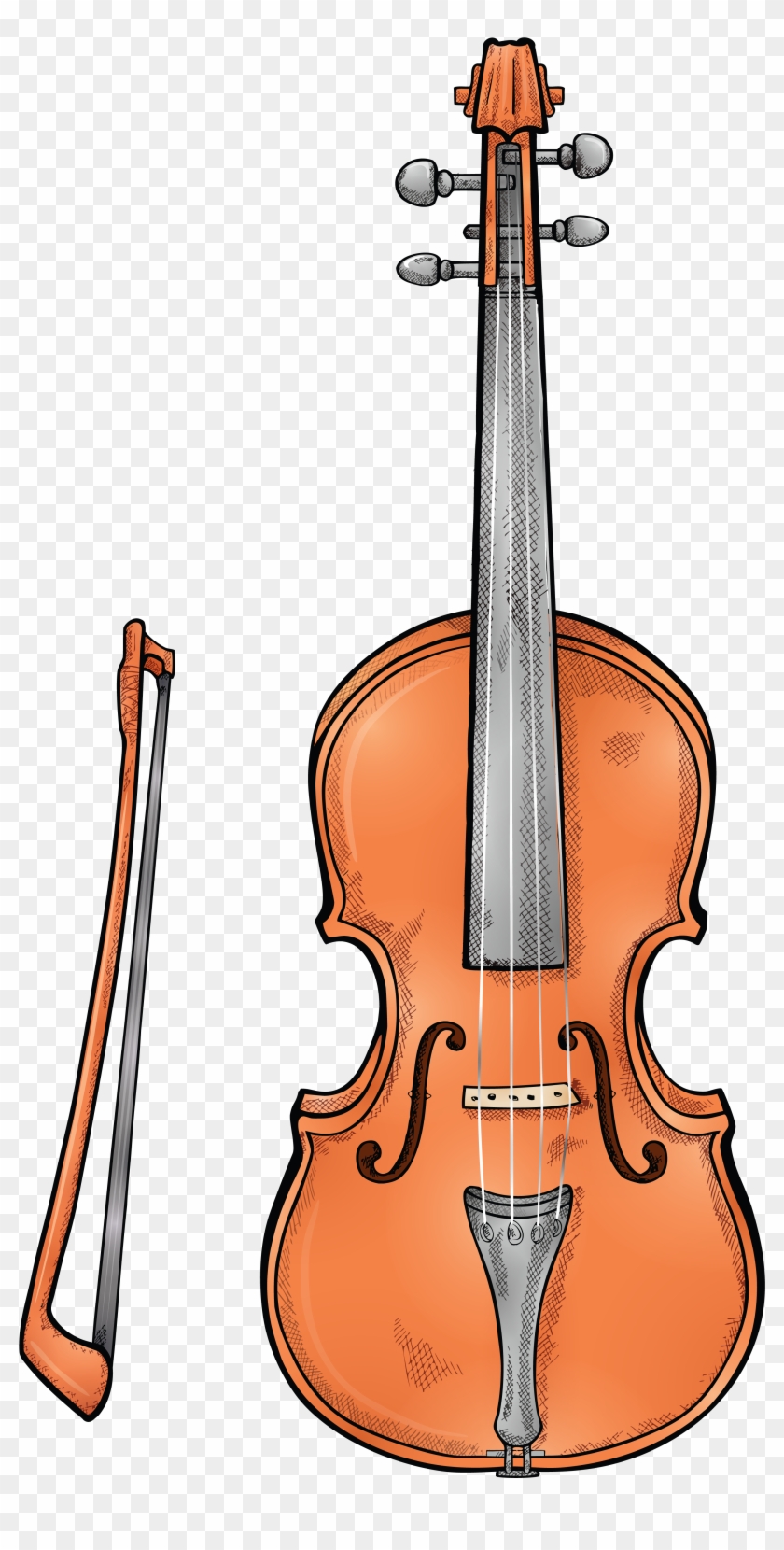Violin Png Lenagold Клипарт Музыкальные Инструменты - Скрипка Рисунок #1416588