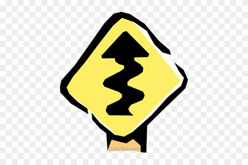 Road Signs Royalty Free Vector Clip Art Illustration - Traffic Sign #1416637