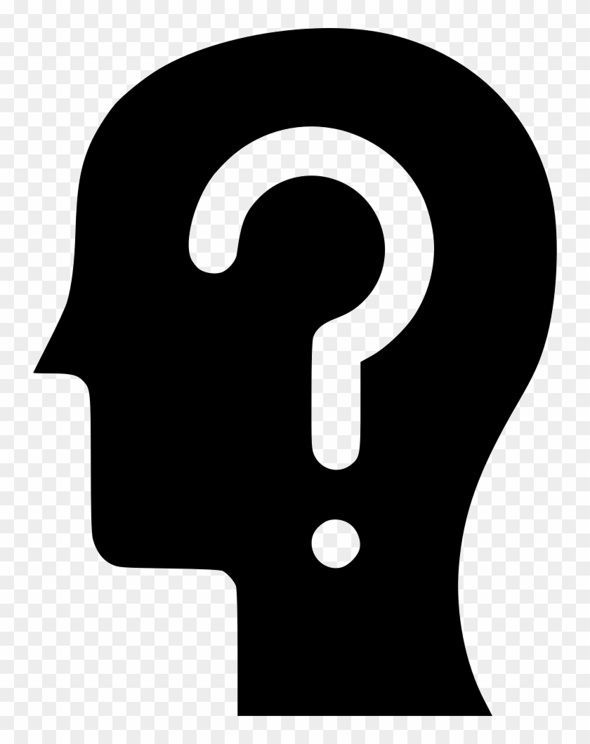 Confused Clipart Questionclip - Human Head With Question Mark #1416670