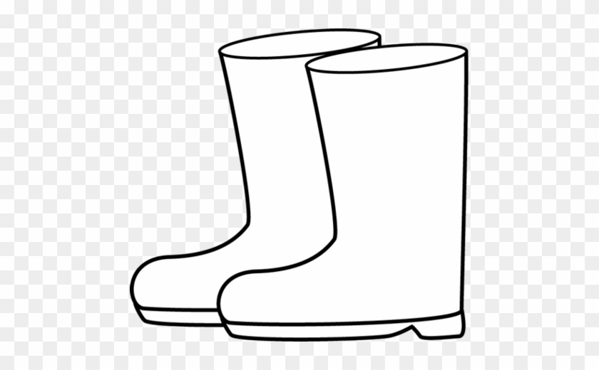Boots Black And White Clipart Wellington Boot Clip - Clip Art Black And White Boots #1416673