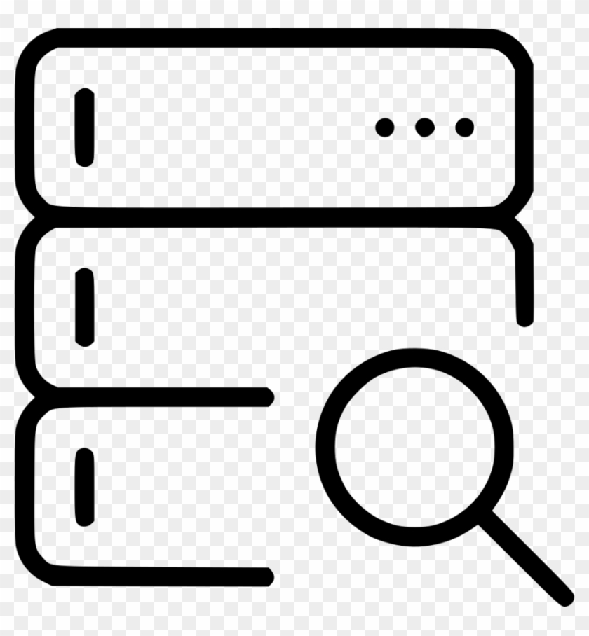 Database Clipart Database Computer Icons Clip Art - Note Search Icon #1416685
