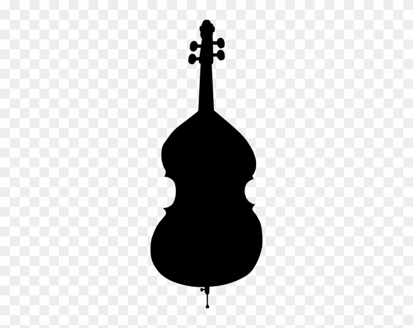 Banner Freeuse Download Cello Silhouette Clip Art At - Upright Bass Clipart Black And White #1416791