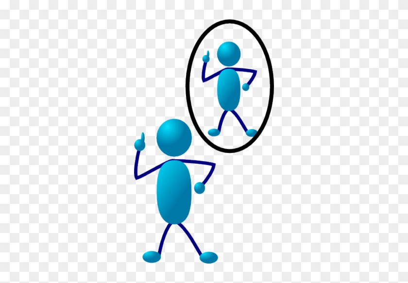 Reflection Clipart Self Esteem - Reflective Clipart #1416874