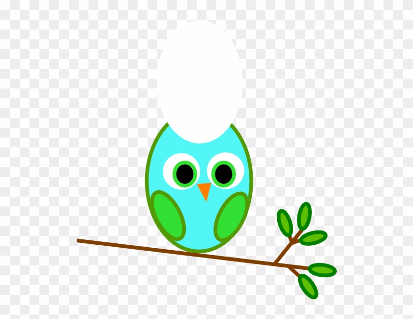 Blue Green Owl On A Branch Svg Clip Arts 600 X 568 - Blue Green Owl On A Branch Svg Clip Arts 600 X 568 #1416900